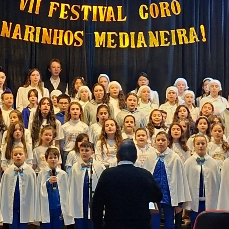Foto de capa da notícia: CORAL “TU CANTA O QUÊ!?” DE VILA FLORES PARTICIPA DO VII FESTIVAL DE COROS CANARINHOS MEDIANEIRA