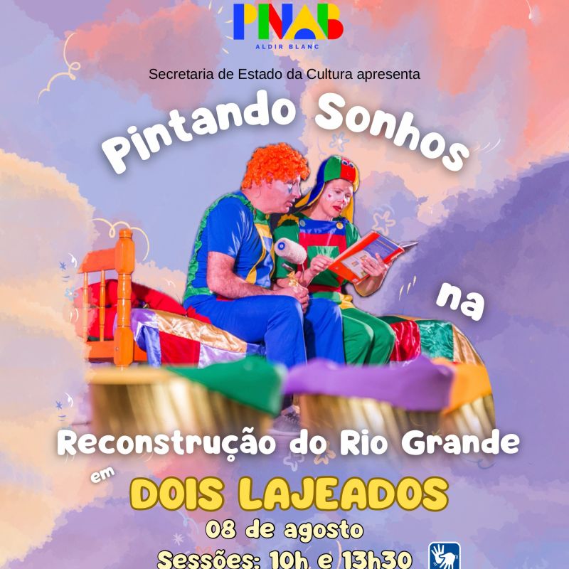 Foto de capa da notícia: PROJETO PINTANDO SONHOS NA RECONSTRUÇÃO DO RIO GRANDE