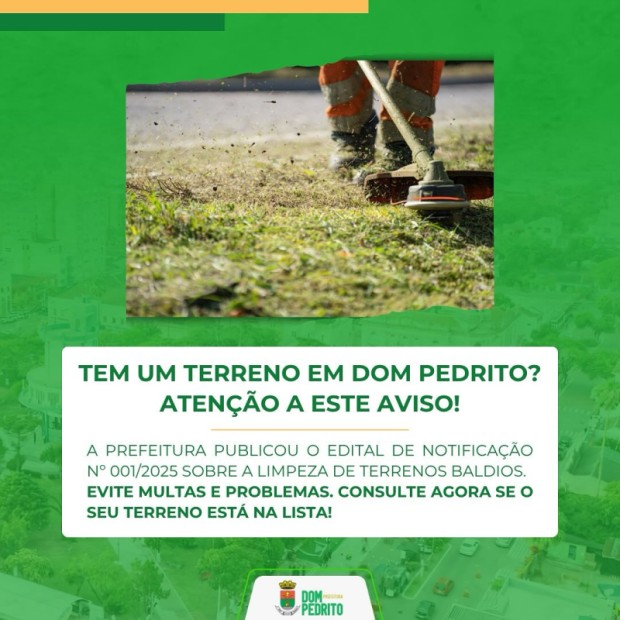 Foto de capa da notícia: Atenção, proprietários!
