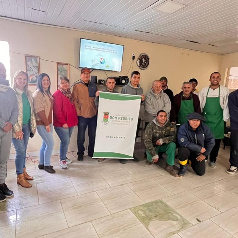 Foto de capa da notícia 15ª CONFERÊNCIA MUNICIPAL DE ASSISTÊNCIA SOCIAL ACONTECE NESTA QUINTA-FEIRA EM DOM PEDRITO