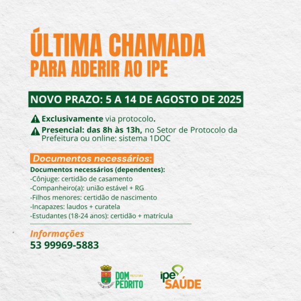 Foto de capa da notícia: IPE-Saúde: Fique atento ao novo prazo!
