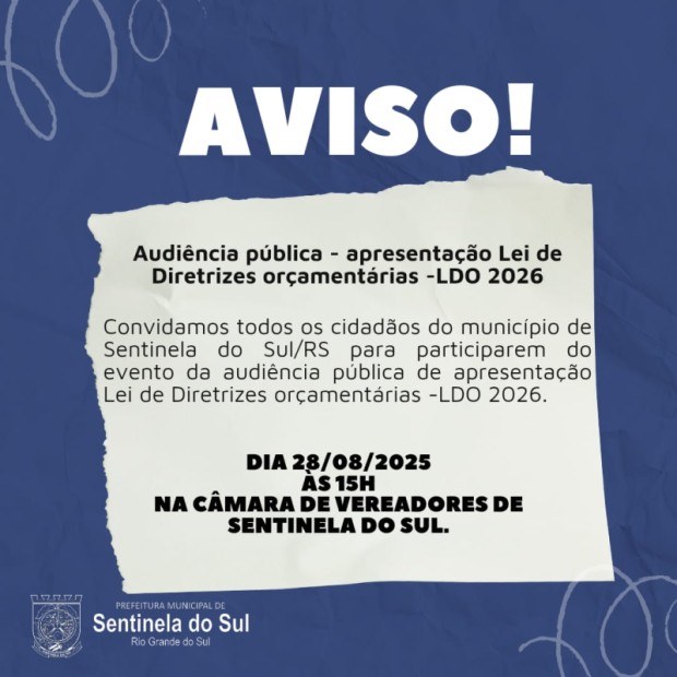 Foto de capa da notícia: Audiência pública