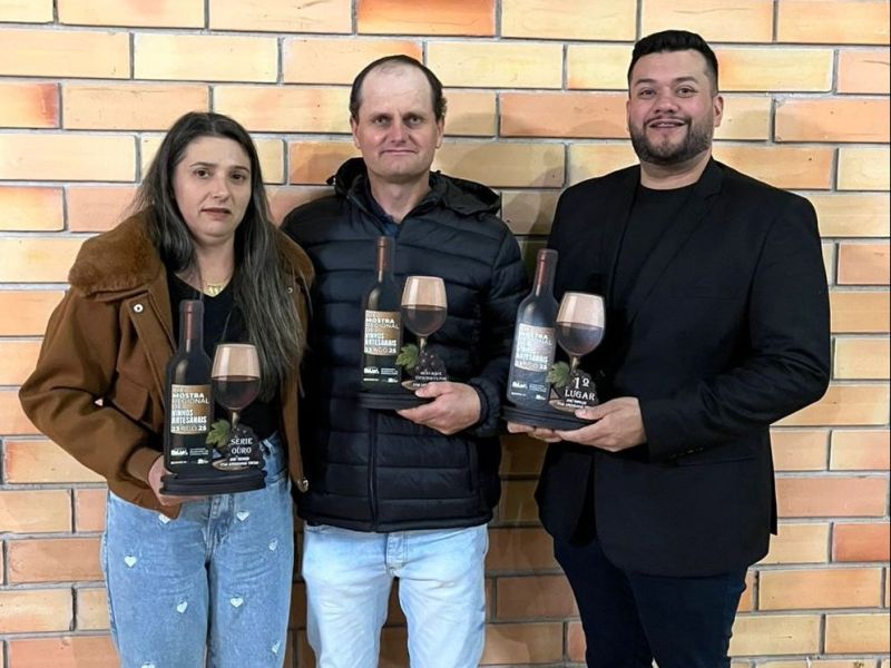 Foto de capa da notícia Ciriaquense é premiado na XIX Mostra Regional de Vinhos Artesanais 2025