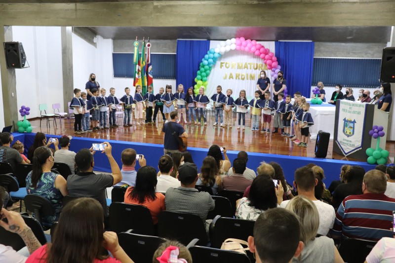 Foto de capa da notícia Turmas do Jardim B da EMEI Espaço da Criança se formam na Educação Infantil