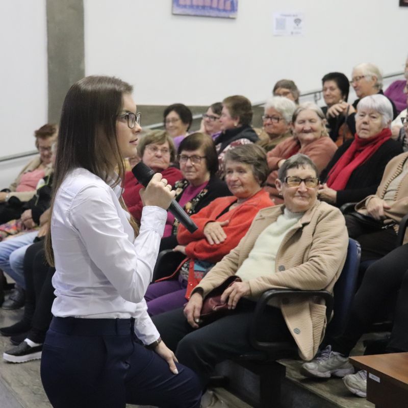 Foto de capa da notícia: Encontro de Idosos aborda a saúde mental na terceira idade