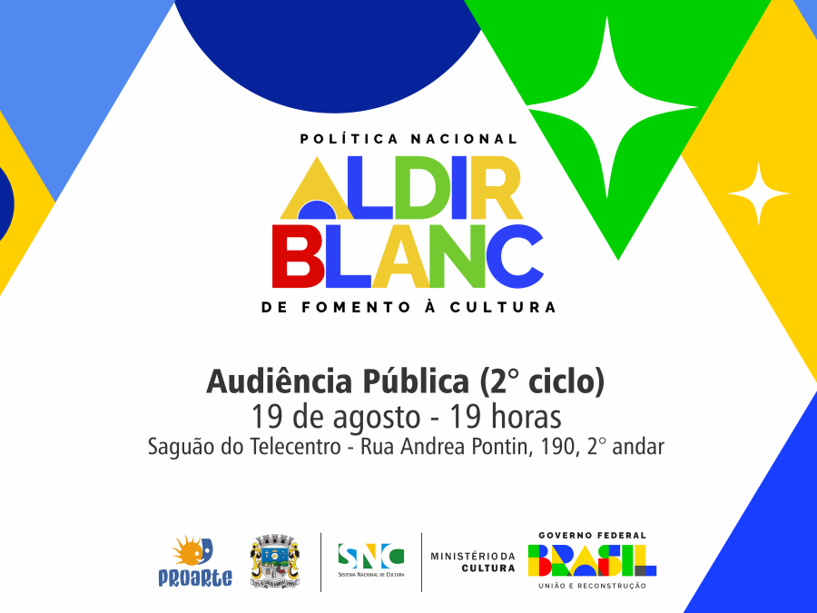 Foto de capa da notícia Proarte realiza audiência pública sobre a Lei Aldir Blanc