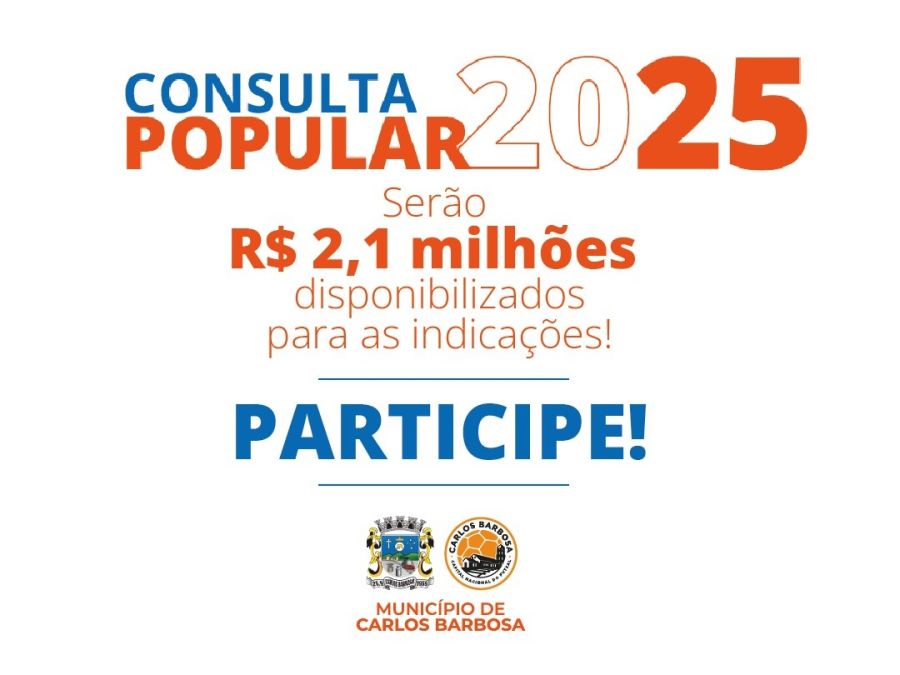 Foto de capa da notícia Aberta votação popular para definição da aplicação de recursos públicos em 2026