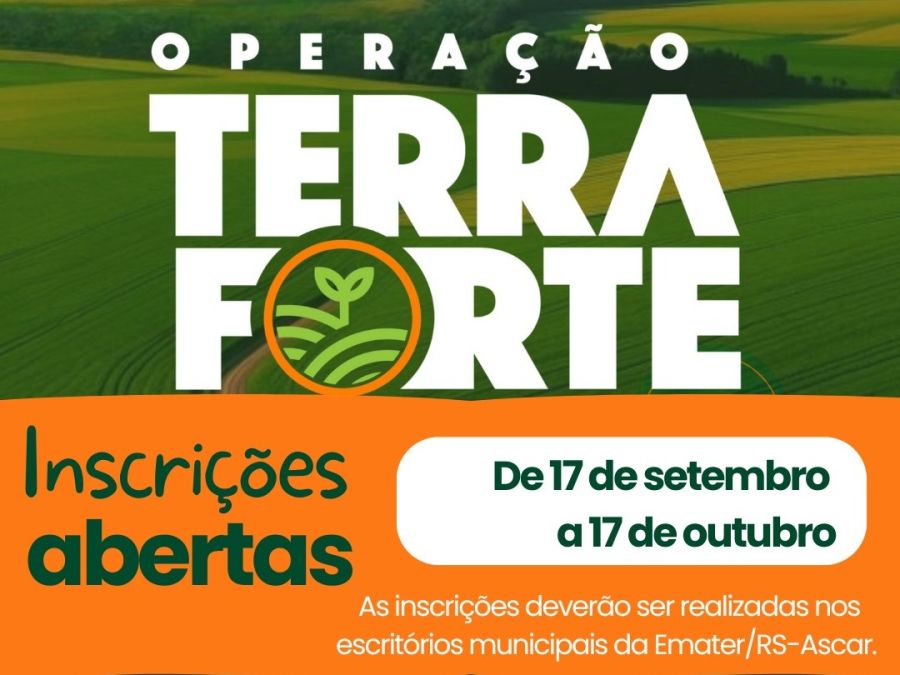 Foto de capa da notícia Programa Operação Terra Forte busca o fortalecimento da agricultura familiar nas práticas sustentáveis