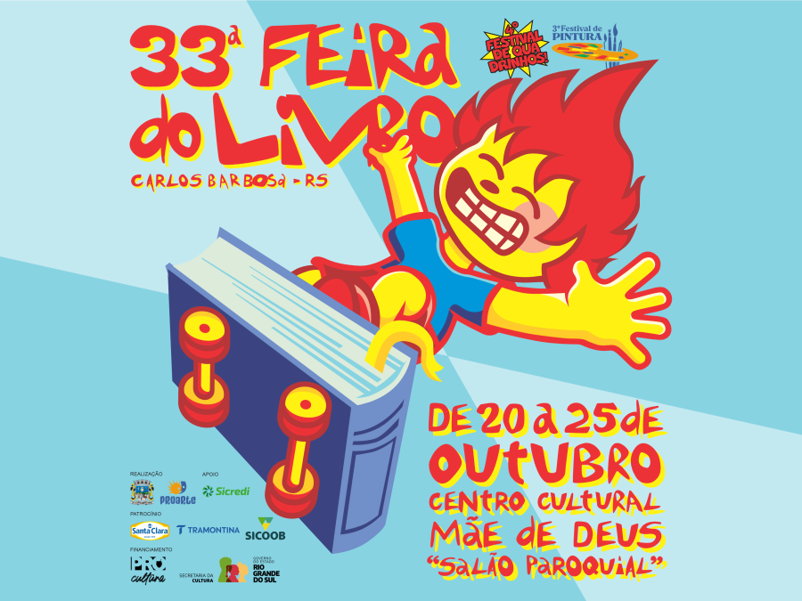 Foto de capa da notícia 33ª Feira do Livro terá programação intensa a partir do dia 20