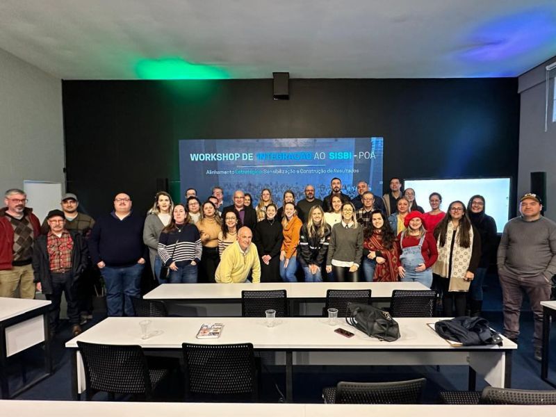 Foto de capa da notícia: Workshop de Integração ao SISBI-POA reúne Equipes Municipais de Inspeção e Gestores no Âmbito do COPES