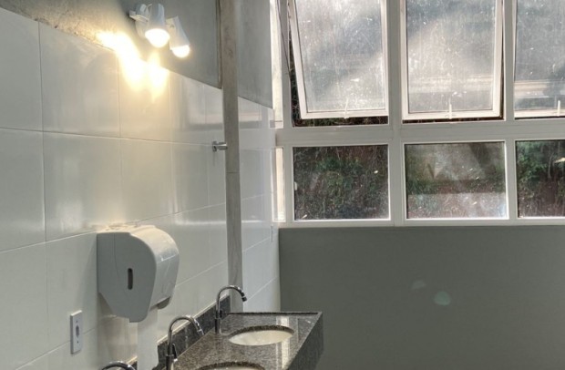 Foto de capa Finalização dos ambientes internos (Vestiários e Sistema de distribuição de Água e Gás) do Ginásio Poliesportivo Municipal