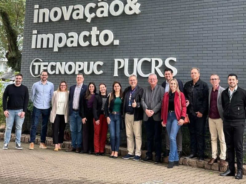 Foto de capa da notícia: Gestão Municipal realiza visita técnica ao Tecnopuc para impulsionar inovação na administração pública de Nova Petrópolis