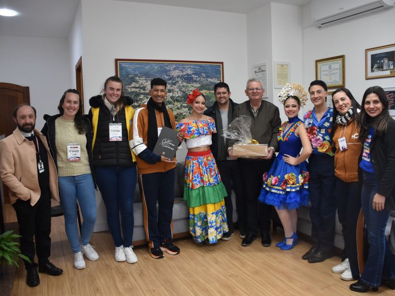 Foto de capa da notícia: Prefeitura de Nova Petrópolis recebe visita do Movimento Artístico Patrícia Dalchau de Santa Catarina