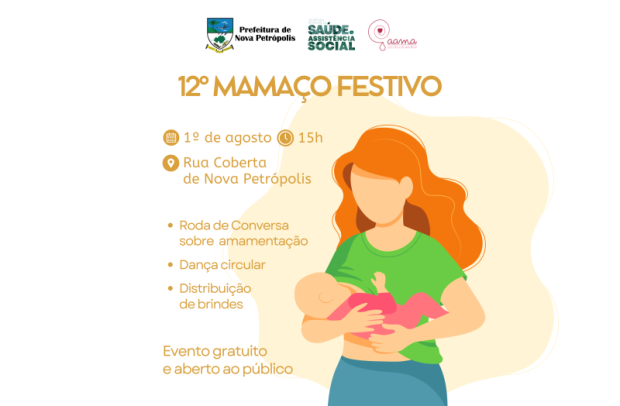 Foto de capa da notícia: Nova Petrópolis realiza 12º Mamaço Festivo no dia 1º de agosto