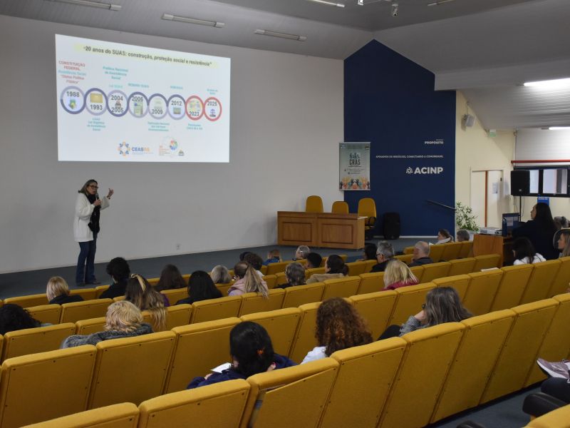 Foto de capa da notícia: Cerca de 100 pessoas participaram da 13ª Conferência Municipal de Assistência Social de Nova Petrópolis