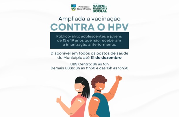 Foto de capa da notícia: Secretaria de Saúde e Assistência Social amplia vacinação contra o HPV em Nova Petrópolis