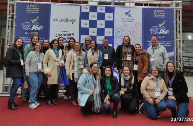 Foto de capa da notícia: Educadores de Nova Petrópolis participaram do Congresso Educação para Transformação 2025
