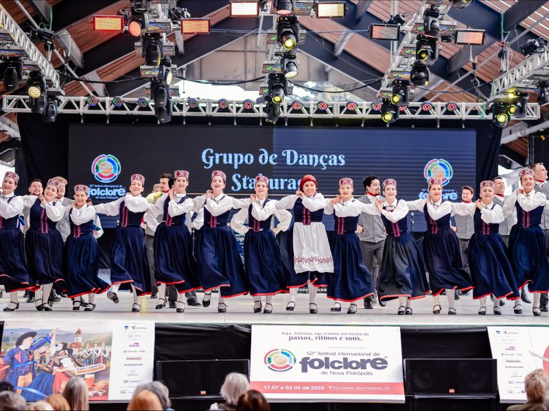 Foto de capa da notícia: Festival Internacional de Folclore de Nova Petrópolis conta com múltiplas expressões culturais