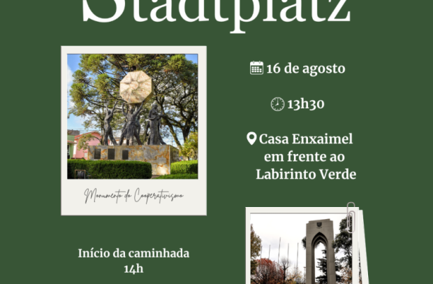 Foto de capa da notícia: Secretaria de Turismo e Cultura de Nova Petrópolis lança roteiro Caminhos do Stadtplatz no dia 16 de agosto