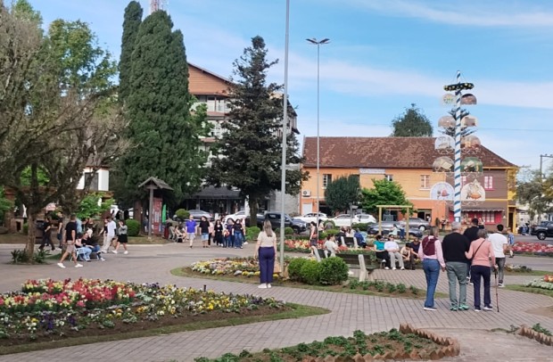 Foto de capa da notícia: Nova Petrópolis registra intenso movimento turístico no fim de semana