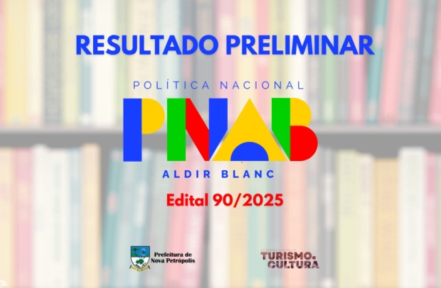 Foto de capa da notícia: Nova Petrópolis divulga lista preliminar dos selecionados para receber recurso da Política Nacional Aldir Blanc (PNAB)