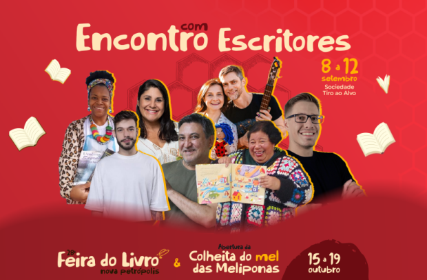 Foto de capa da notícia: Encontro com Escritores acontece de 8 a 12 de setembro em Nova Petrópolis