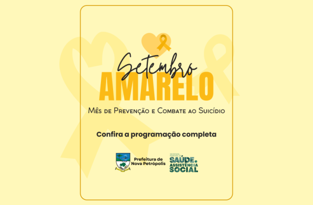 Foto de capa da notícia: Prefeitura de Nova Petrópolis realiza ações alusivas ao Setembro Amarelo