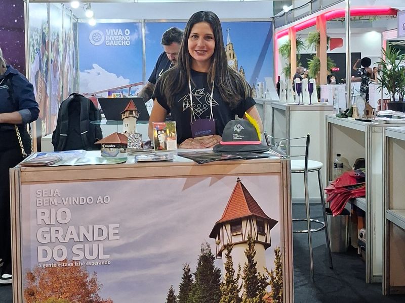 Foto de capa da notícia: Nova Petrópolis participa de Feira de Turismo em Ribeirão Preto