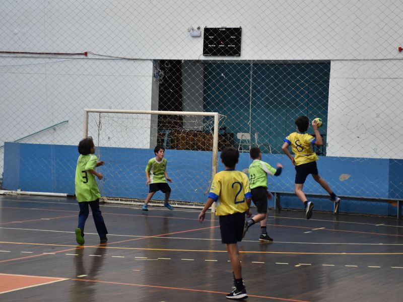 Foto de capa da notícia: Mais de 740 alunos de Nova Petrópolis participaram da etapa de Handebol da XVII Olimpíada Escolar Professor Geraldo Kolb