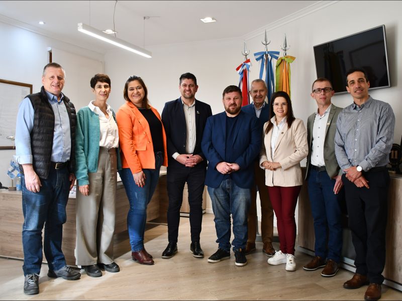 Foto de capa da notícia: Administração Municipal de Nova Petrópolis realiza visita institucional a Sunchales