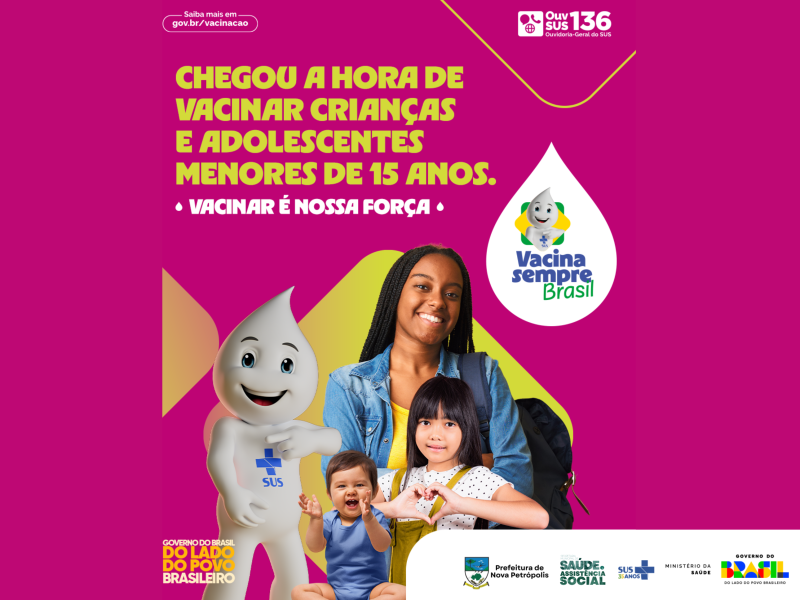 Foto de capa da notícia: Campanha de Multivacinação em Nova Petrópolis terá Dia D em 18 de outubro