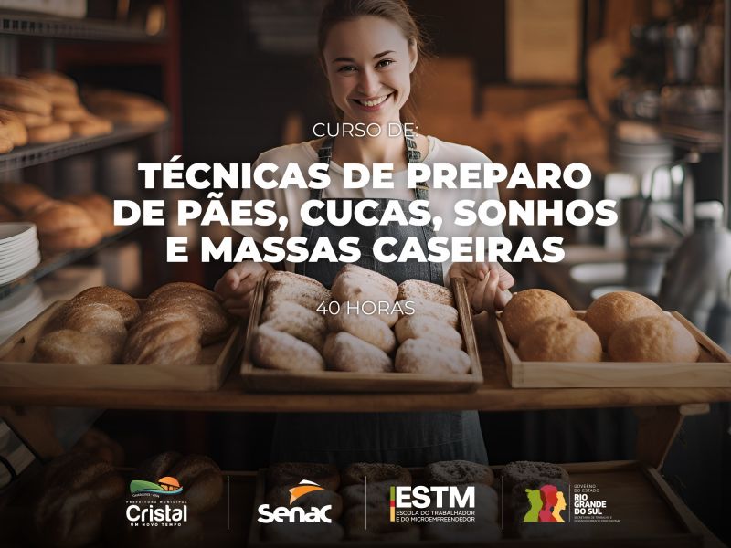 Foto de capa da notícia: Prefeitura Municipal de Cristal oferece cursos de formação técnica gratuitos