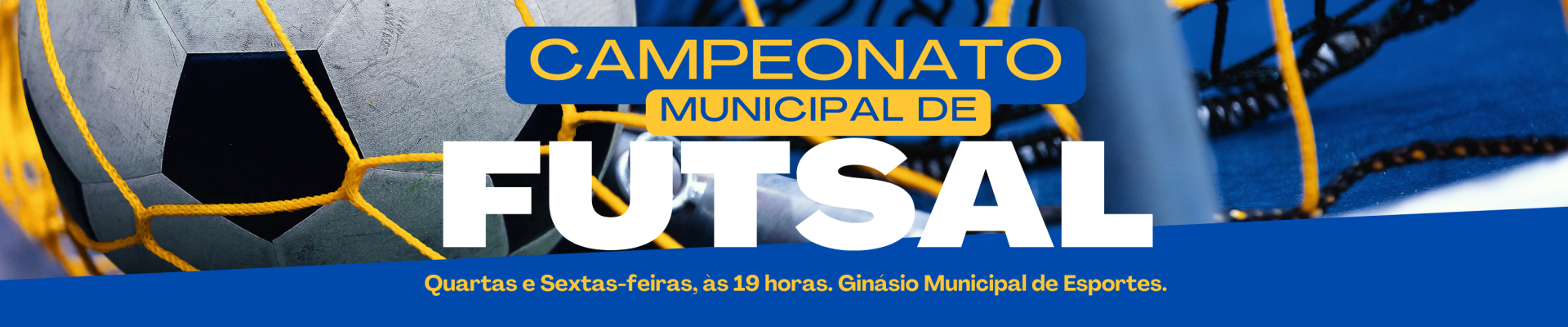 Banner 3 - Campeonato de Futsal