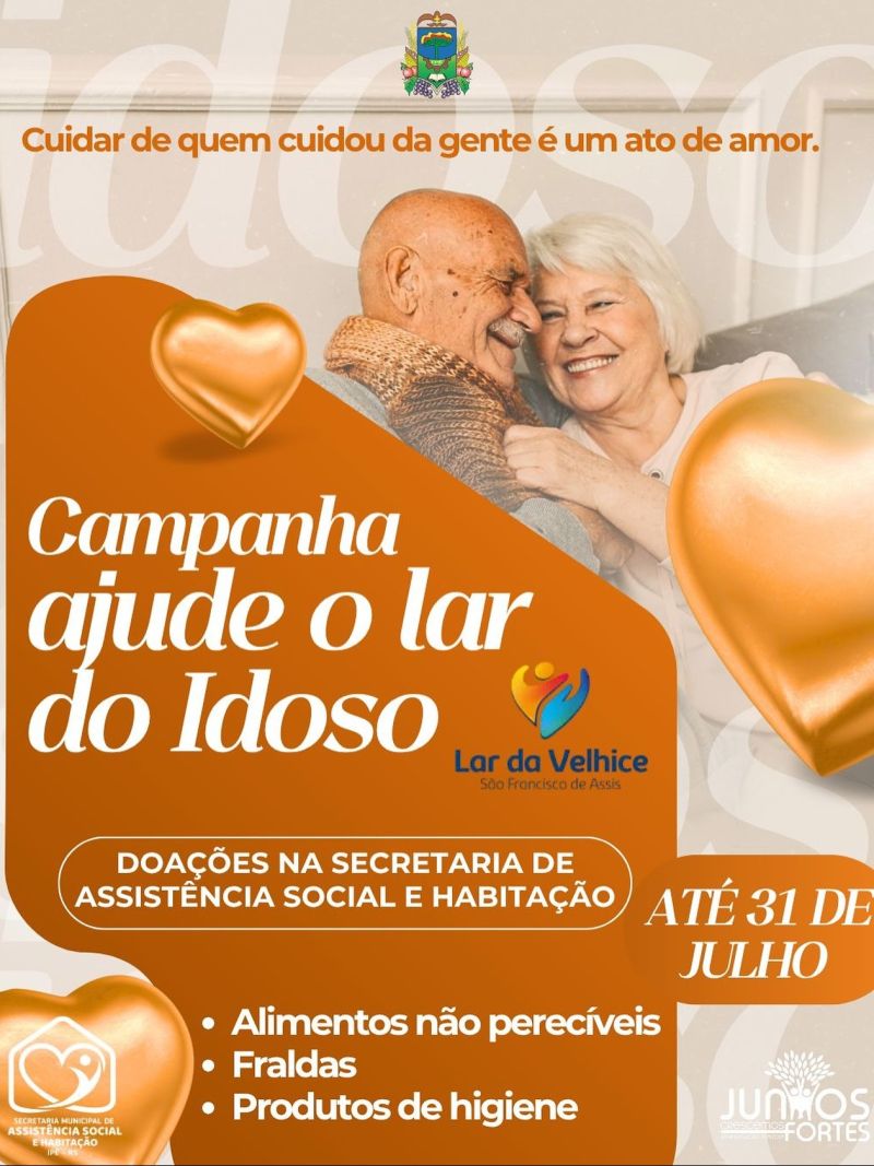Foto de capa da notícia Campanha Solidária: Ajude o Lar do Idoso