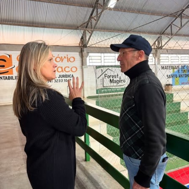 Foto de capa da notícia: Ginásio de Esportes passa por ampla reforma e manutenção