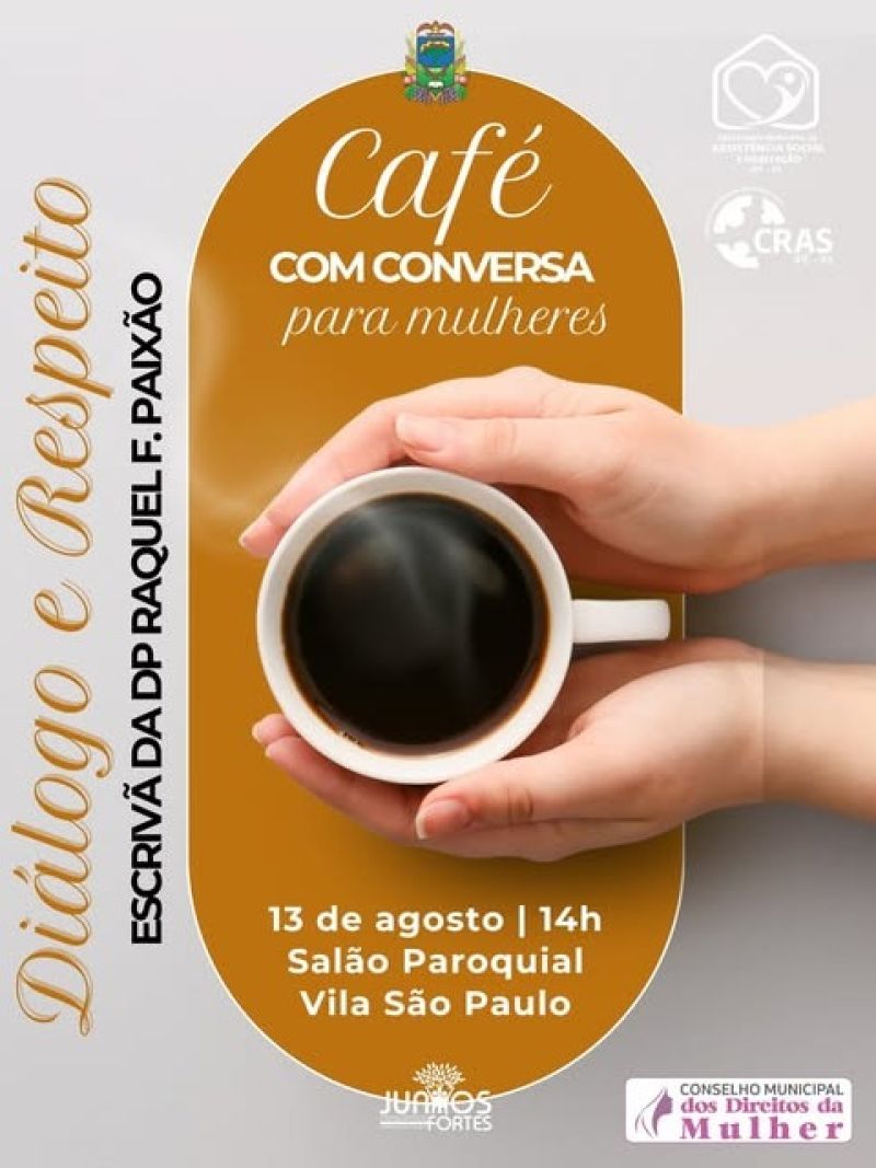 Foto de capa da notícia Café com Conversa promove acolhimento e diálogo para mulheres na Vila São Paulo