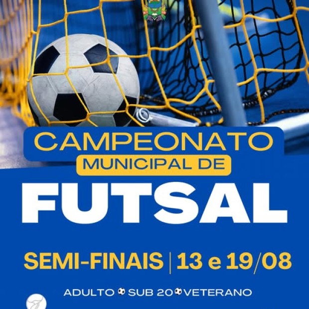 Foto de capa da notícia: Emoção e disputa marcam as Semifinais do Campeonato Municipal de Futsal