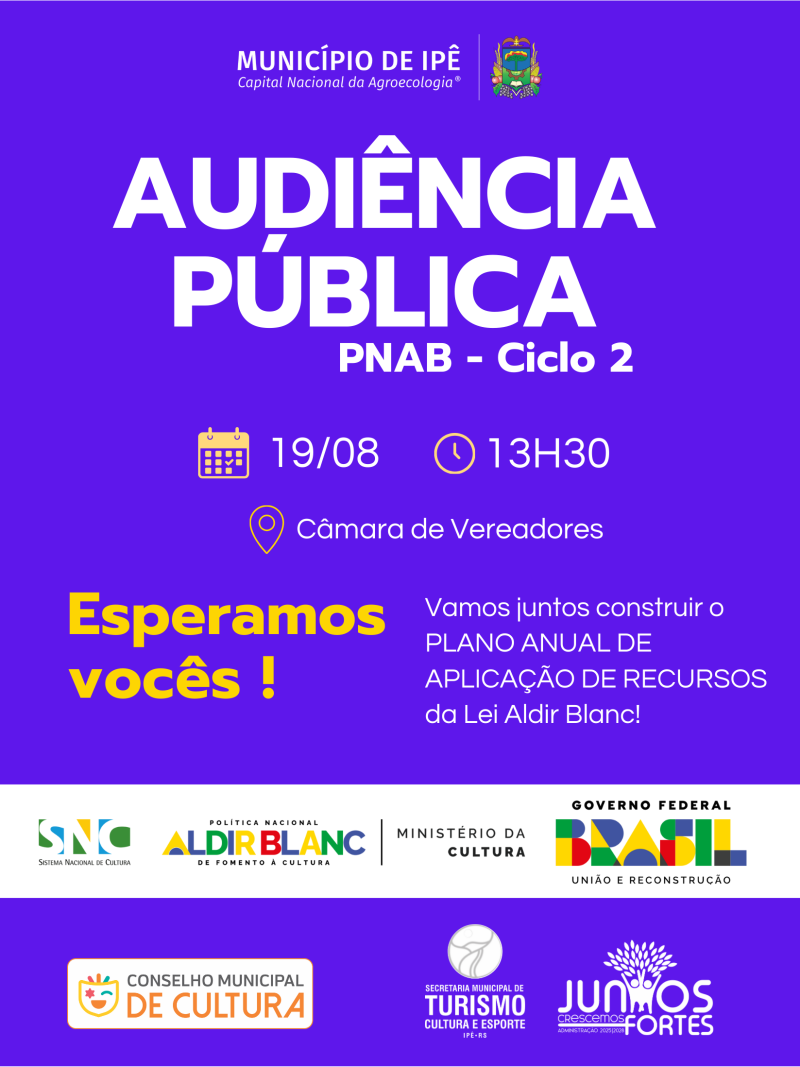 Foto de capa da notícia: Audiência Pública sobre a PNAB