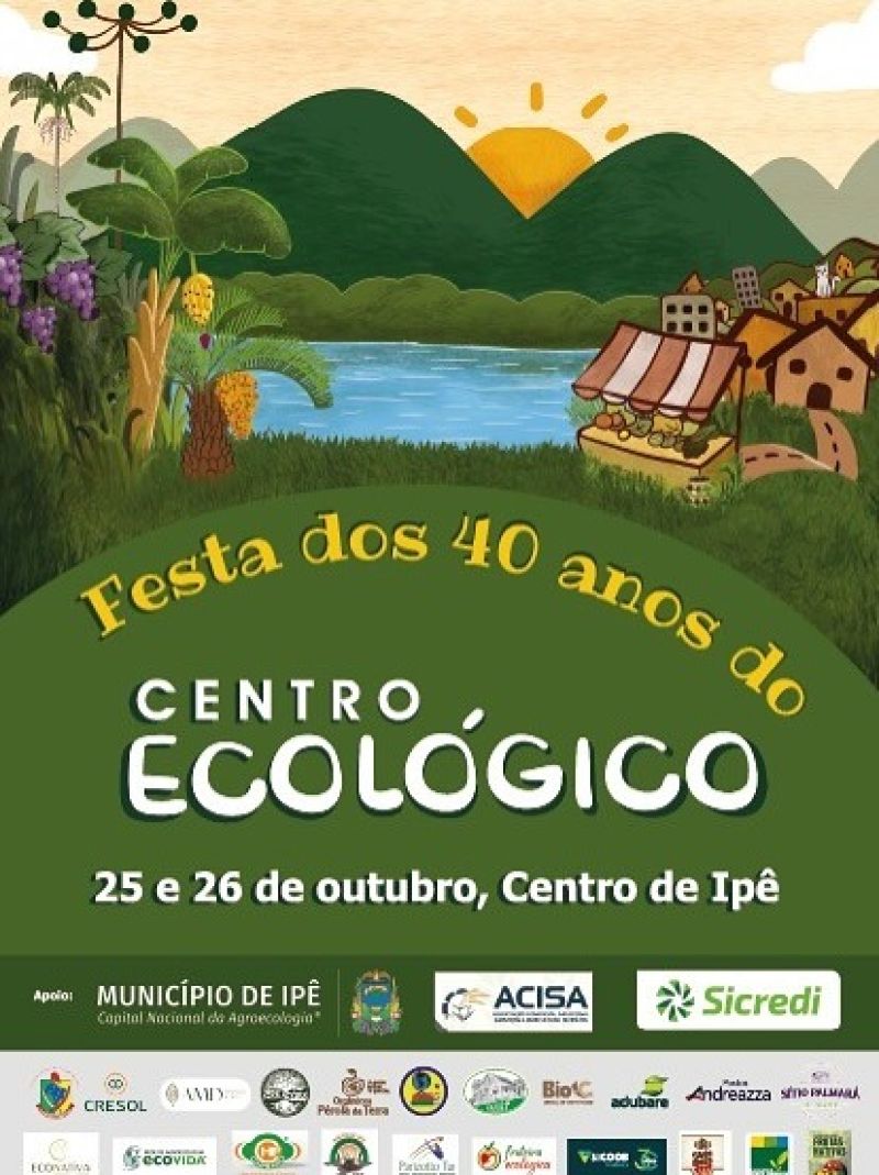 Foto de capa da notícia Festa dos 40 anos do Centro Ecológico