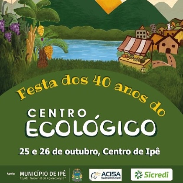 Foto de capa da notícia: Festa dos 40 anos do Centro Ecológico