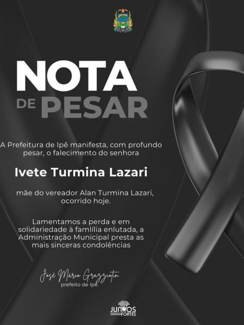 Foto de capa da notícia: NOTA OFICIAL
