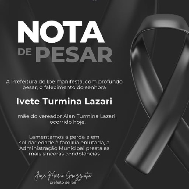 Foto de capa da notícia: NOTA OFICIAL