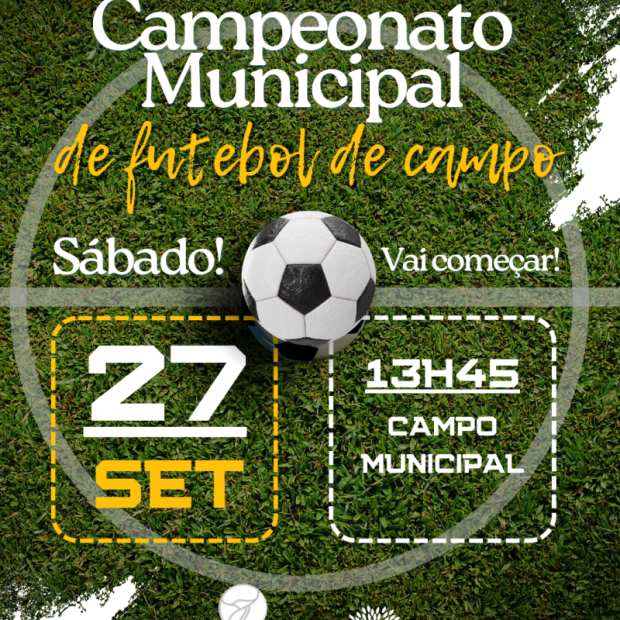 Foto de capa da notícia: Campeonato Municipal de Futebol de Campo começa em Ipê!