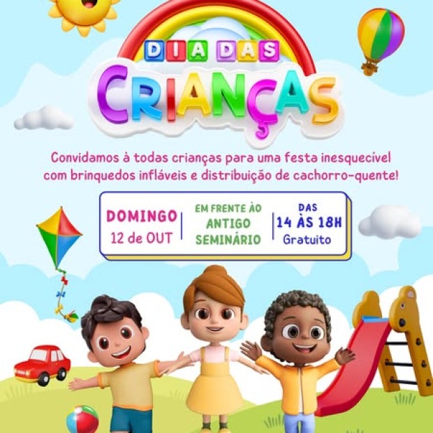 Foto de capa da notícia: Ipê prepara grandes festas para celebrar o Dia das Crianças