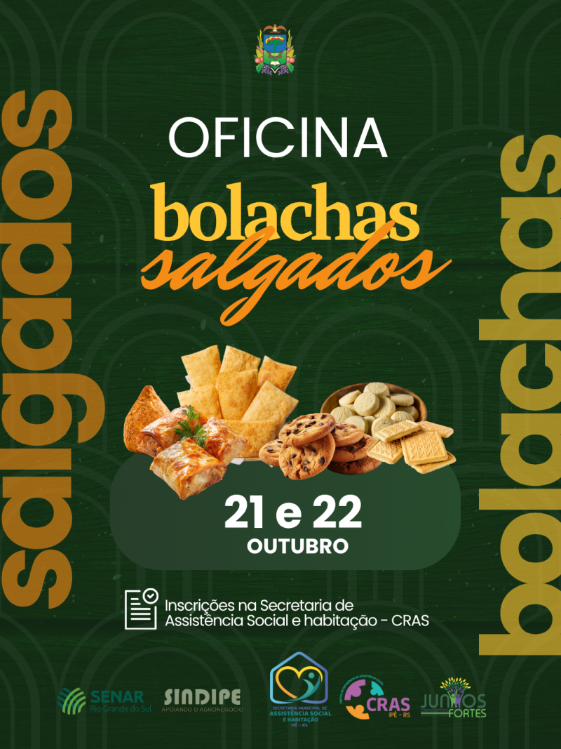 Foto de capa da notícia Oficina de Bolachas Salgadas