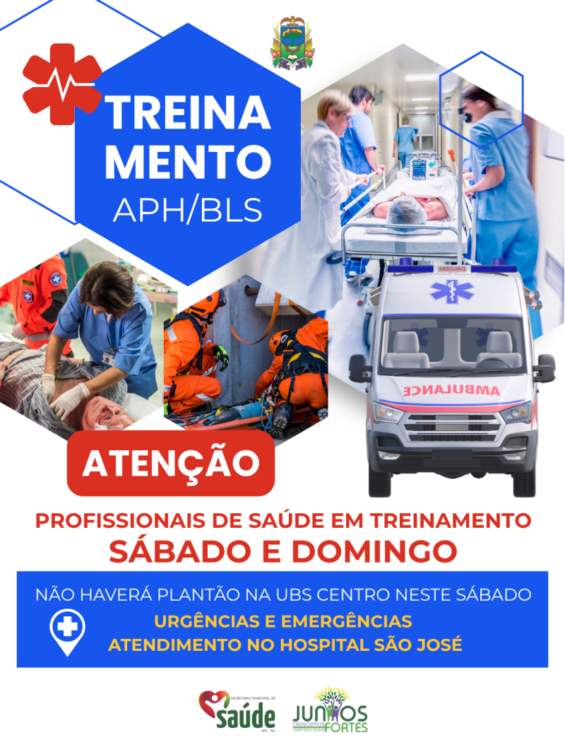 Foto de capa da notícia Profissionais de saúde participam de treinamento APH/BLS