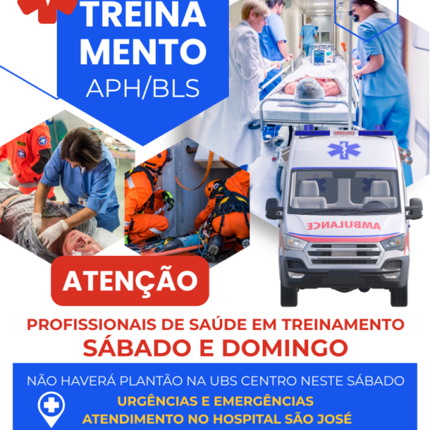 Foto de capa da notícia: Profissionais de saúde participam de treinamento APH/BLS