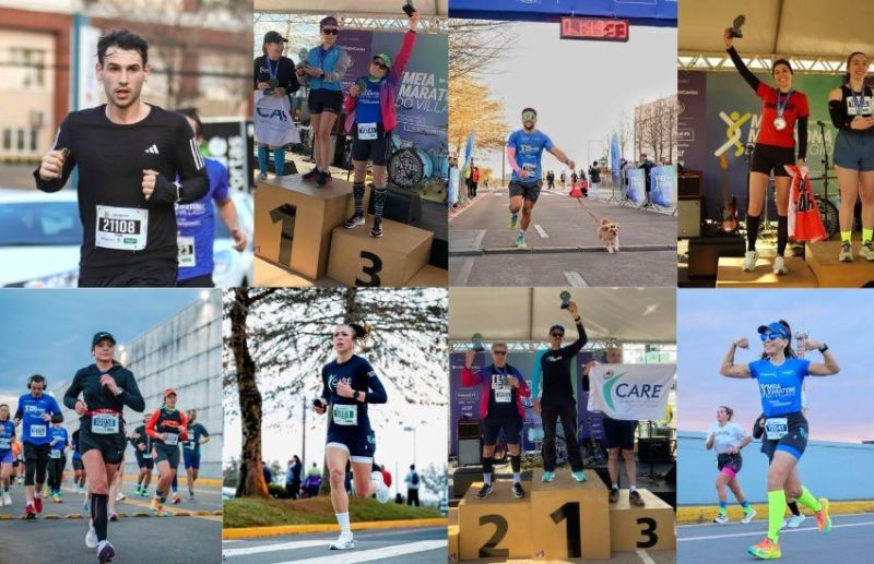 Atletas florenses participaram da Meia Maratona do Villagio Caxias