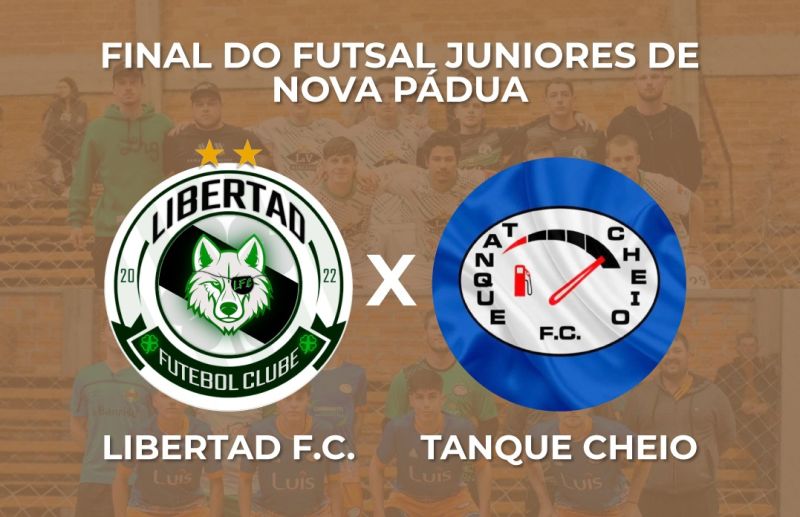 Libertad F.C e Tanque Cheio fazem a final do Futsal Juniores de Nova Pádua