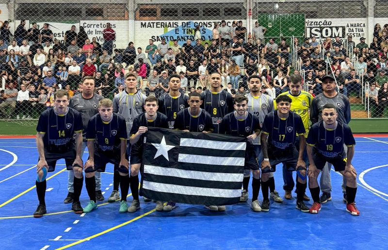 Botafogo conquista título inédito do Futsal Sub-20 de Ipê
